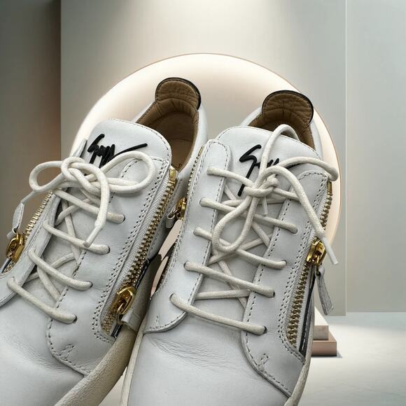 Giuseppe Zanotti Zip-Detail Leather Sneakers EU41 - Picture 7 of 7